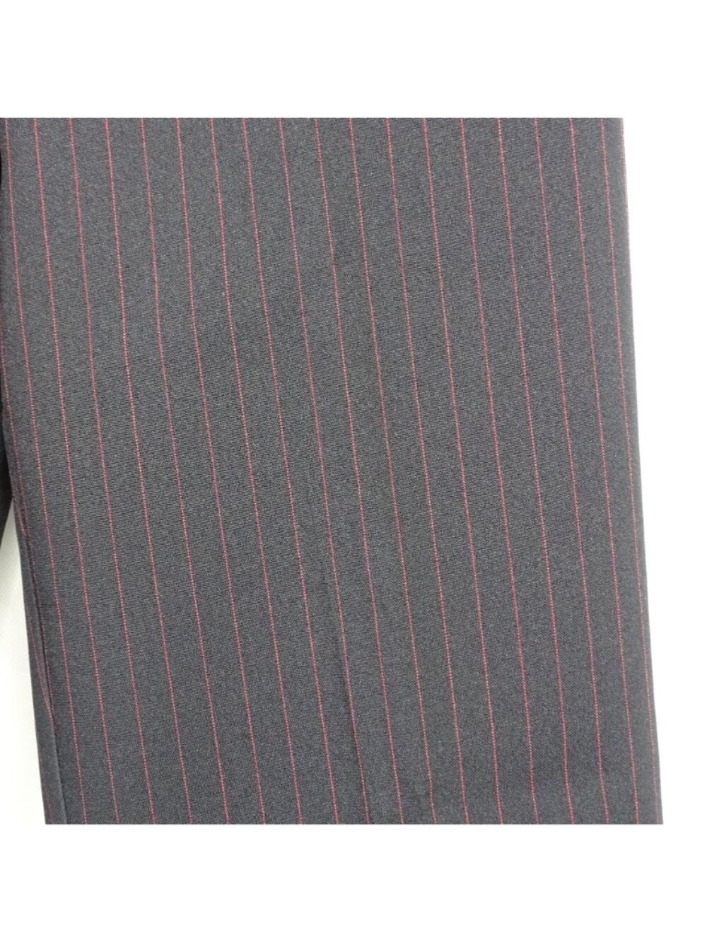 Vtg 2 pc R&K Originals Red Black Pinstripe Pants Suit Outfit Women Size 10 Y2K - Picture 5 of 13